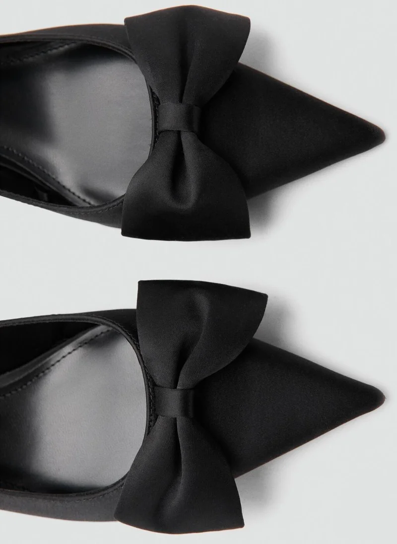MANGO  Satin bow shoes for Women | Best Price UAE
